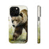 Grizzly Bear in a Field - Impact Resistant Phone Case iPhone 14 Pro Max Glossy